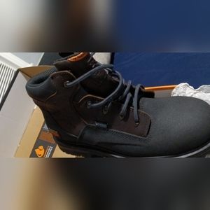 Timberland pro steel toe brown black size 10